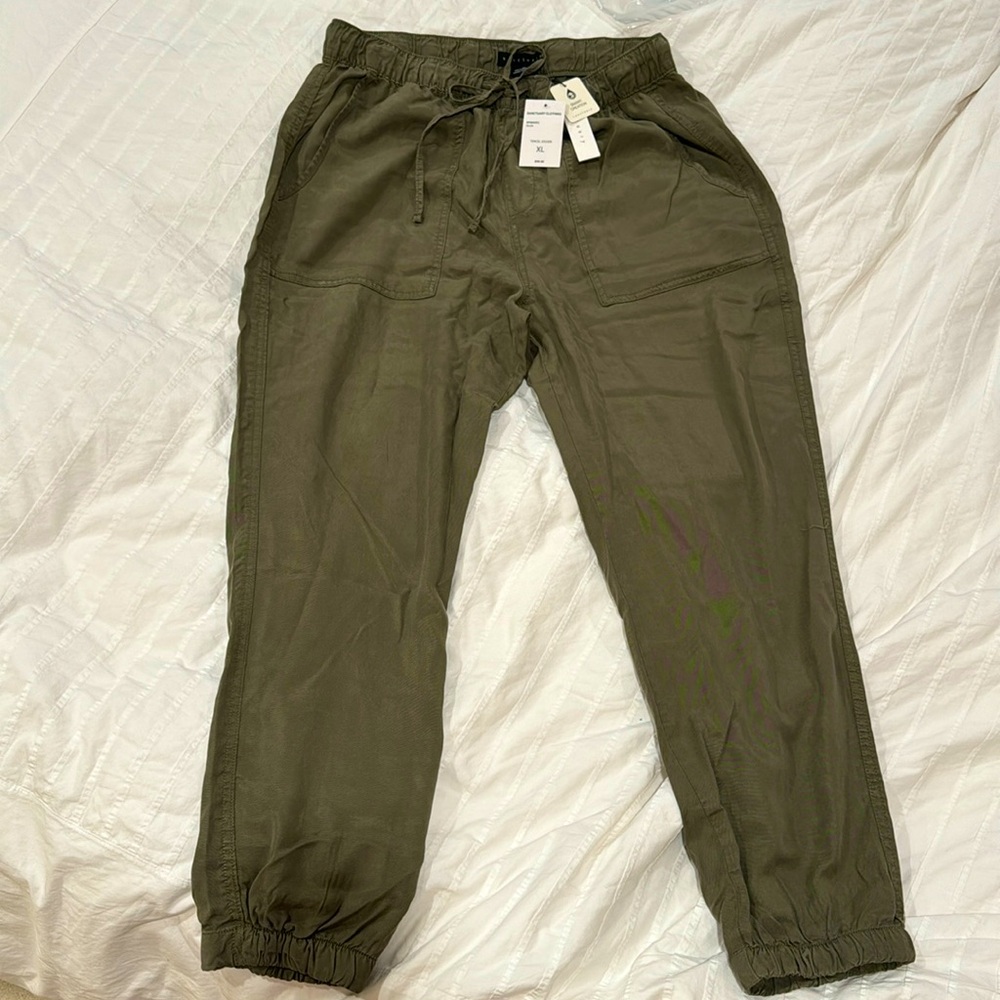 Sanctuary Olive Green Track Pants
